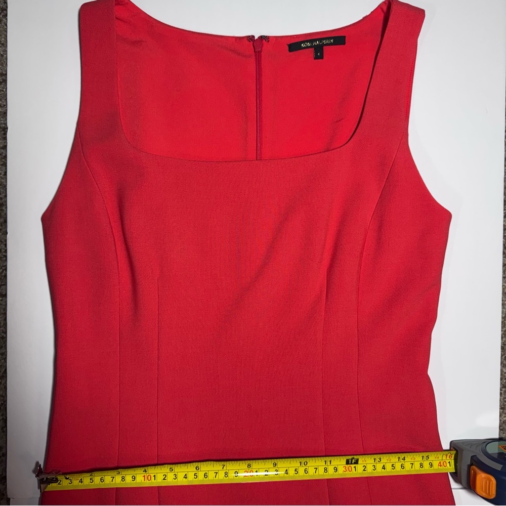Kobi Halperin Mariola Square-neck Sleeveless Sheath Dress 6 - Picture 5 of 9